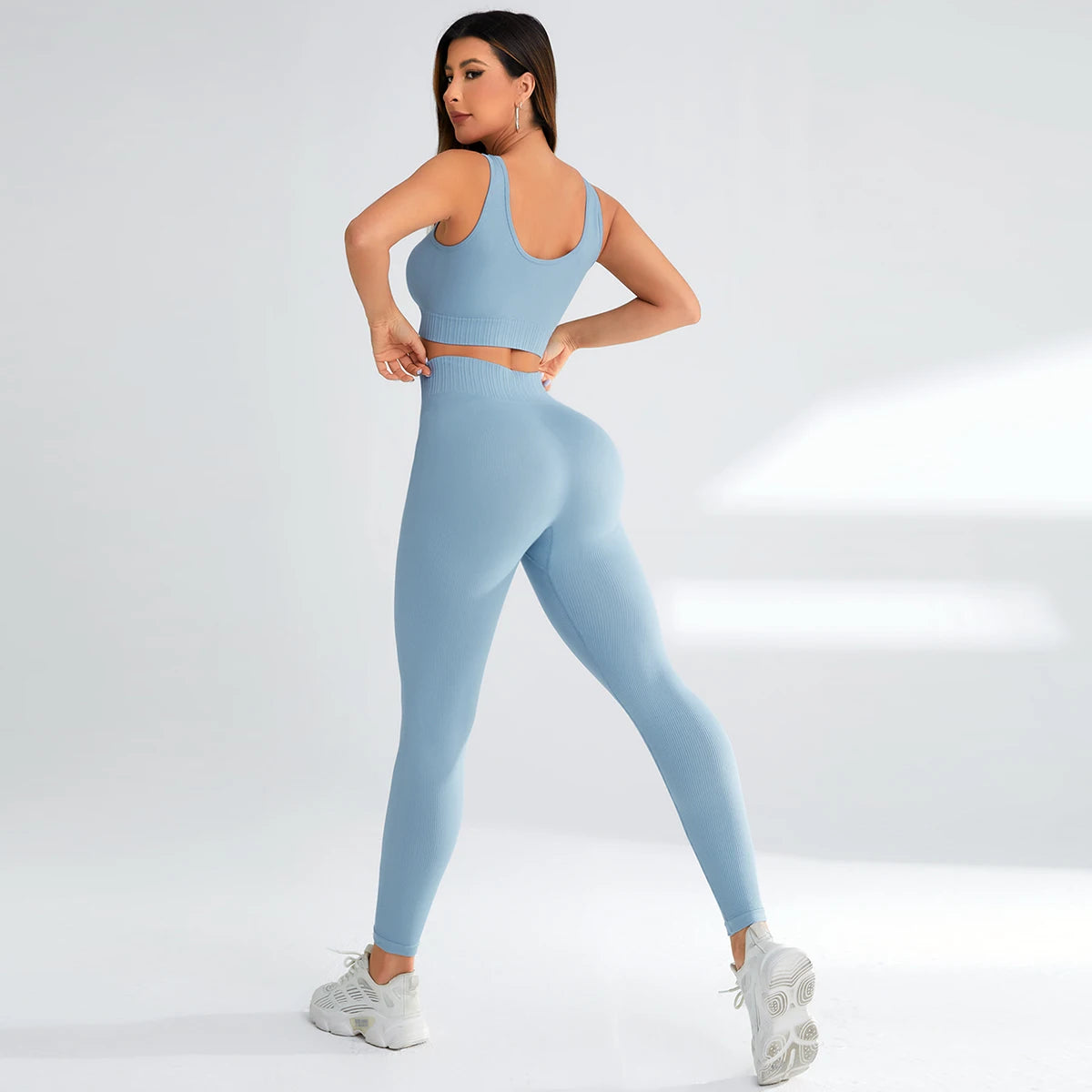 2-Piece Workout Set — Leggings & Sports Bra
