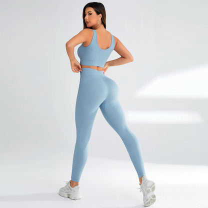 2-Piece Workout Set — Leggings & Sports Bra