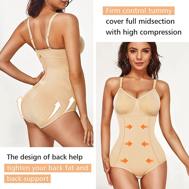 Seamless Tummy Control Shapewear Bodysuit
