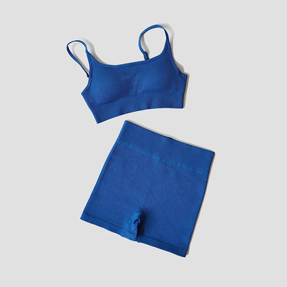 Seamless Yoga Set — Crop Top & Leggings