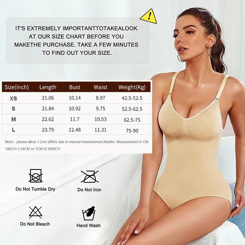 Seamless Tummy Control Shapewear Bodysuit