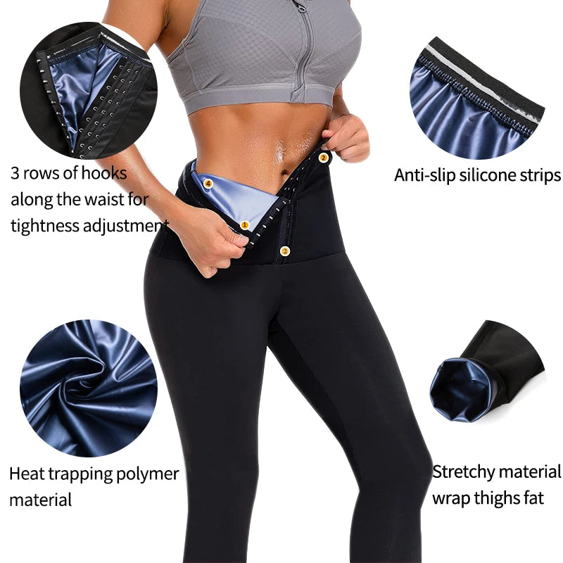 Sauna Sweat Pants — High-Waist Slimming Leggings