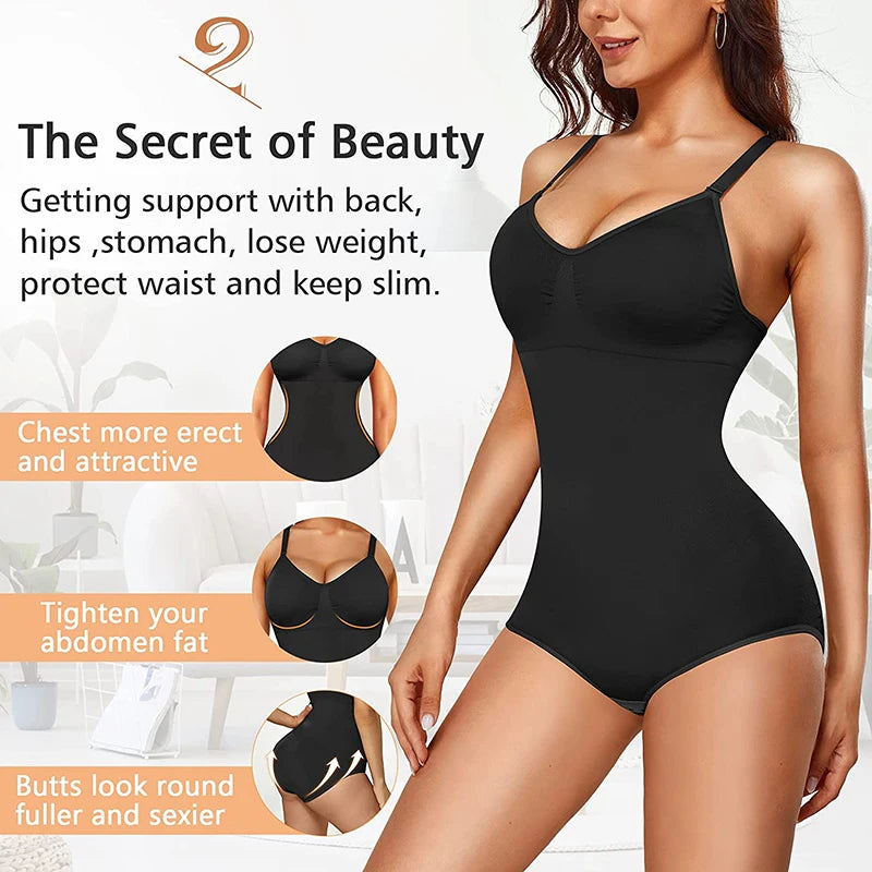 Seamless Tummy Control Shapewear Bodysuit